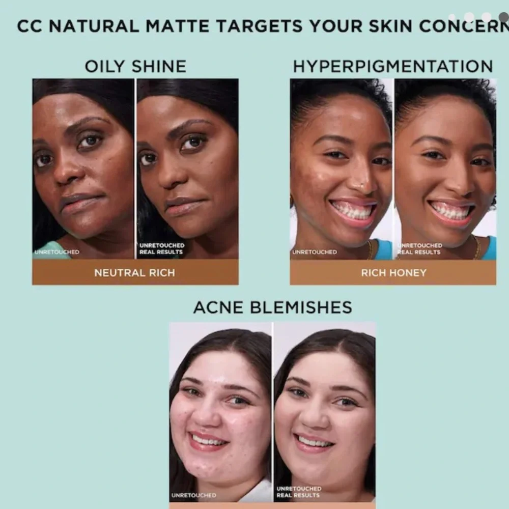 it cosmetics CC+ Natural Matte Color Foundation Correcting Cream – Medium Tan
